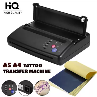 £22.90 • Buy Tattoo Thermal Stencil Maker Tattoo Transfer Copier Printer Machine A5 A4 Paper