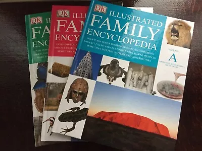 ILLUSTRATED FAMILY ENCYCLOPAEDIA Volumes 1234 *NEW* • £3.99