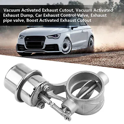 $43.70 • Buy Car Exhaust Control Valve Boost Vacuum Activated Exhaust Cutout/Dump 51mm