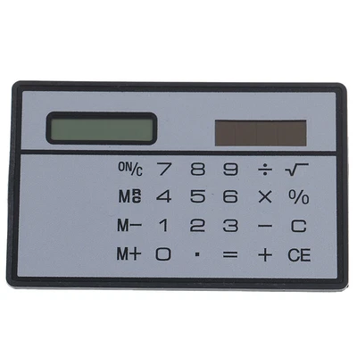 £1.68 • Buy Mini Calculator Credit Card Size Stealth School Cheating Pocket Size 8 Di NY` FT