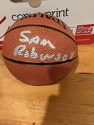 Sam Robinson Signed Spalding Mini Basketball JSA ABA Great • $39.99