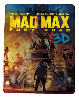 Mad Max: Fury Road (2015) - 3D + 2D Blu-ray Steelbook Metal Case | VGC • $24.95