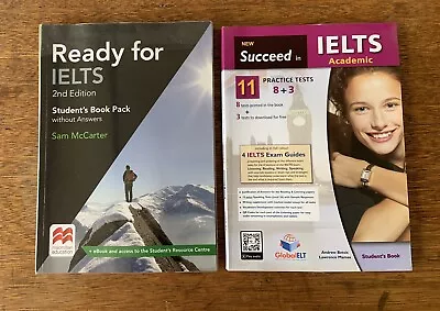 Bundle X2: Ready For IELTS (2nd Edn) Student's Book By McCarter & Practice Tests • £32