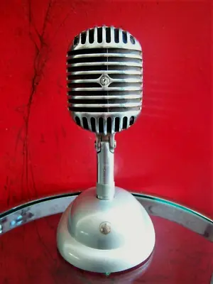 £412.30 • Buy Vintage 1940's Shure Brothers 55 Fatboy Microphone Elvis Deco W S-36 Stand # 5