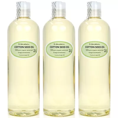 BEST PREMIUM COTTON SEED OIL 100% Pure Cold Pressed NATURAL READY TO USE FRESH • $7.19