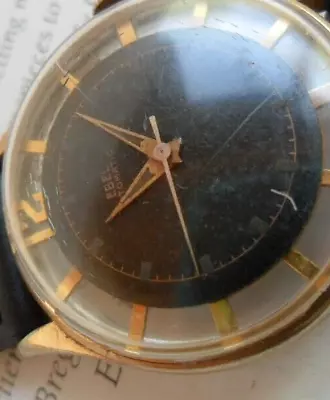 Observation Back Vintage 1970's Men's Ebel Videomatic 17J Swiss Automatic Watch • $5