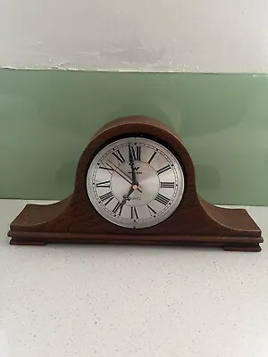 Waltham Quartz Chime Wood Mantle Clock Walnut • $59.99