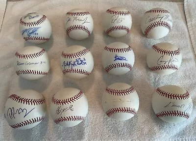 Major League Baseballs Lot Of 3 Dozen Signed Baseballs • $220