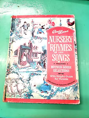 Vintage Best Loved NURSERY Rhymes And SONGS Published Parent's Magazine Mother G • $5.65