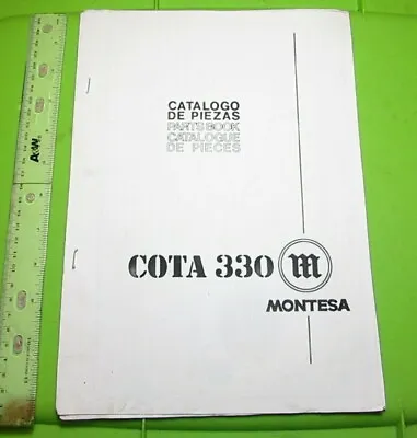 Montesa Cota 330 61M Parts Manual 21 Page 1985 61M0001 • $27