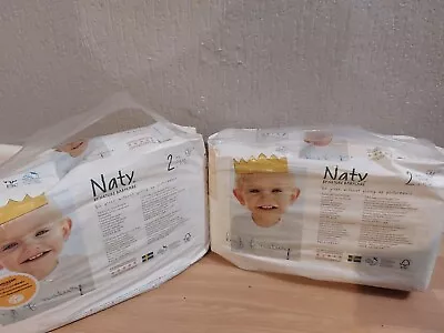 Baby Nappies Size 2 3_6 Kg Naty By Nature Babycare • £19.99