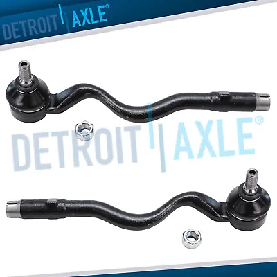 New Pair (2) Front Outer Tie Rod End Links For BMW 3 Series E36 E46 • $28.63