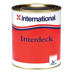 International Interdeck Non-Slip Deck Paint 750ml. Squall Blue - Deck Coating • £36.99
