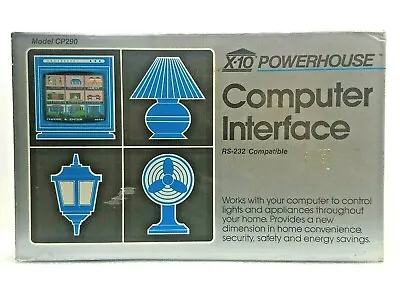 X-10 Powerhouse Computer Interface Model: CP290 ~RS-232 Compatible ~NIB • $67.50