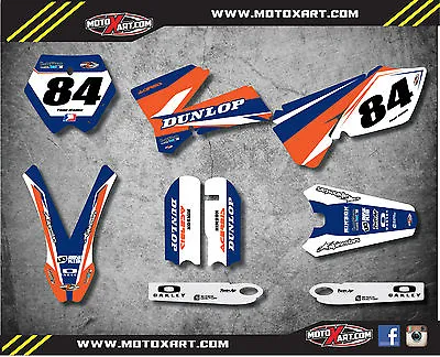 Full Custom Graphic Kit FORCE STYLE Decals Stickers Fits KTM 85 SX- 2002 - 2005  • $212.42