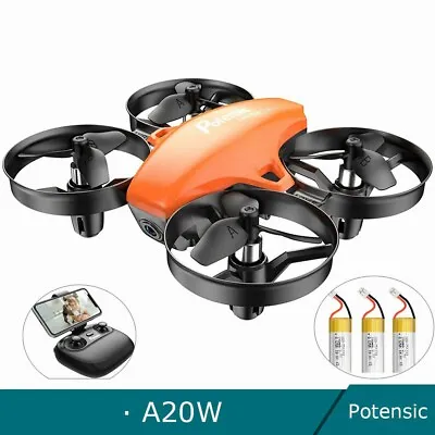 $89.99 • Buy Potensic A20W Mini Drone With Camera 720P HD RC Small Plane For Beginner Kids