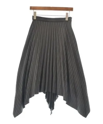 Acne Studios Knee-length Skirt GrayxBeigexWhite(Stripe Pattern) 2200414784017 • $168