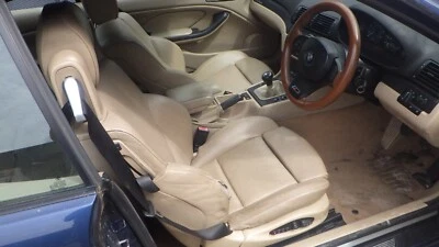 £125 • Buy BMW E46 3 Series Ci Convertible; Beige Leather Sport Seats, Armrest & Door Cards
