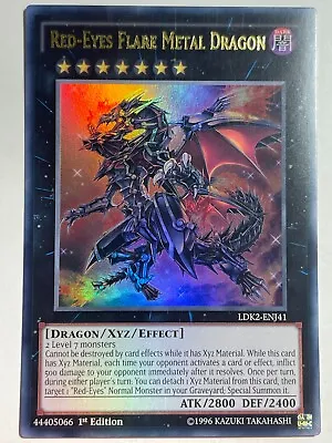 Yugioh - Red-Eyes Flare Metal Dragon - LDK2-ENJ41 - 1st Edition Mint • $4.76