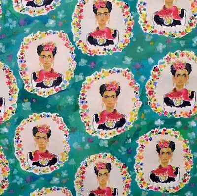 Viva La Vida Multi Dear Stella Fabric PER HALF METRE DAW1509 Frida Mexican • £10