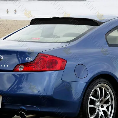 For Infiniti G35 2-dr/ 2 Door Black Abs Rear Window Roof Visor Spoiler Wing • $47.13