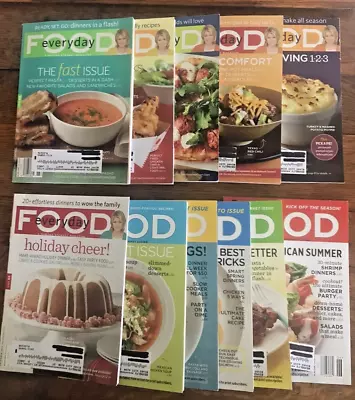 11 Everyday Food Magazine Martha Stewart Lot Issue 80 84-93 2011 2012 Small 5x7 • $19.99