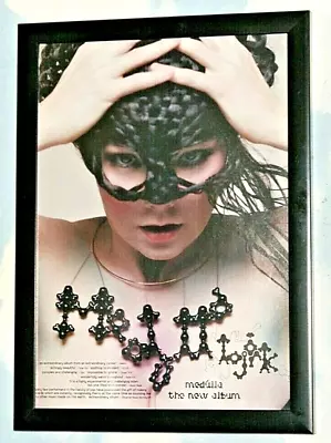 £13.99 • Buy BJORK Framed A4 2004  ` Medulla `ALBUM Original Band Promo Art Poster  
