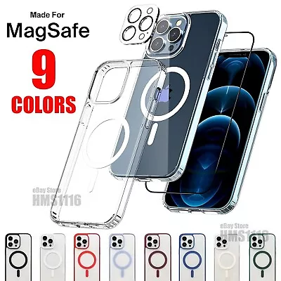 IPhone 15 14 13 12 11 Pro Max Mini Magsafe Case Cover Magnetic Shockproof Clear • $10.45