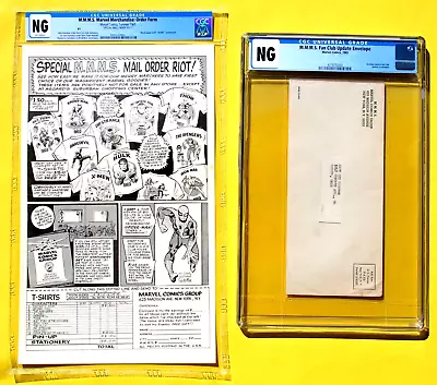 Cgc 1965 Merry Marvel Mail Order Ad #1 Spider-man Poster & Shirt  * Marvelmania • $495