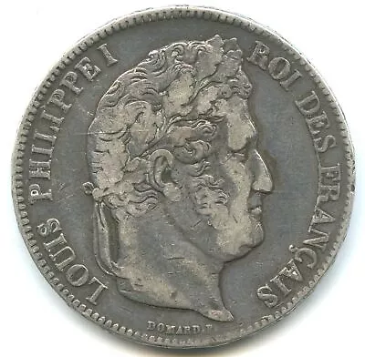 5 Silver Francs Louis Philippe I 1832 A N°5752 • £24.76