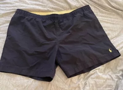 Polo Sport Men’s Swim Trunks Large Navy Mesh Lining • $15.99