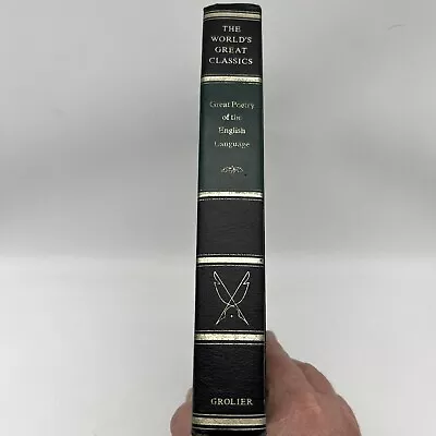 Great Poetry Of The English Language 1958 World's Great Classics Grolier * • $19.91