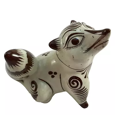 Ceramica Gomez Tlaq Mexico Tonala Racoon Statue Figurine • $18.60