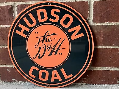 D&H Hudson Anthracite Rail Coal Burner Vintage Reproduction  Round Metal Sign • $19.99