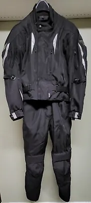 Frank Thomas Aqua Pore Motorcycle Touring One-Peice Suit. Padded. Black. Size M • $170