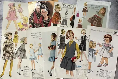 Pattern Catalog 20 Loose Pages Girls Fashions 1962 Helen Lee McCalls Vintage • $29.74