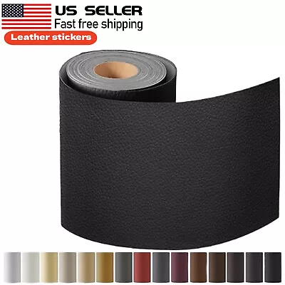 Leather Vinyl Repair Kit Black Filler Restore Car Seat Couch Sofa Bus Patch Tape • $23.74