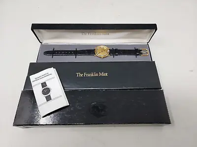 Vtg Franklin Mint Monte Carlo Casino Wrist Watch Original Box - Needs Battery • $69.99
