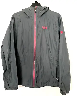 Mountain Hard Wear Men’s Green DRY Q Windbreaker Rain Jacket With Hood - Size XL • $39.99