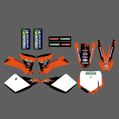 Team Graphics Backgrounds Stickers Decals Kit For KTM 50 SX 50SX SX50 2002-2008 • $28.49