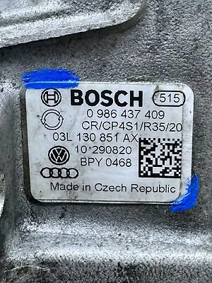 Bosch Common Rail CP4 Diesel Fuel Pump 03L 130 851 A Fits VW Audi 2.0L TDI • $225