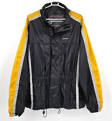 First Gear Sierra Premium Riding Motorcycle Jacket Size XL With Reflectors Black • $24.99