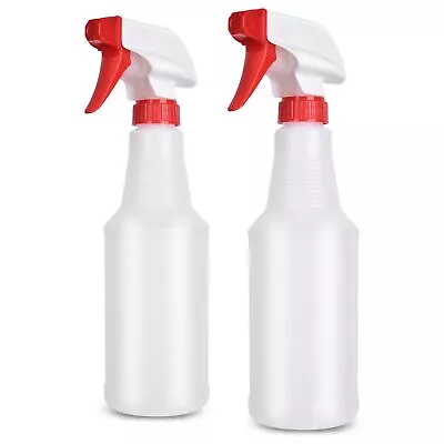 2 Pack 16oz Plastic Empty Spray Bottles For Plants Pets Cleaning Solutions • $13.85