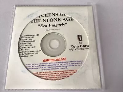 Queens Of The Stone Age - Era Vulgaris Interscope CD 2007 Josh Homme Promo LOOK • £10.99