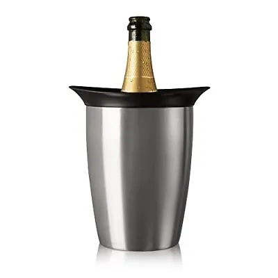 $74.67 • Buy Vacu Vin FBA_3647360 Ice Champagne Cooler Stainless Steel