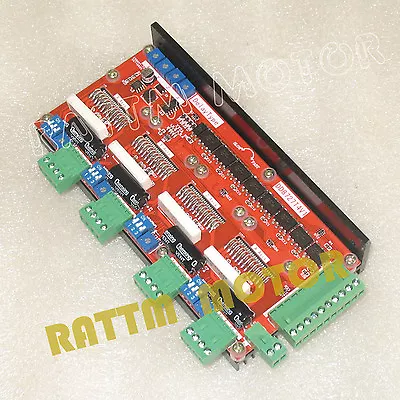  4 Axis Mach3 Breakout Board Stepper Motor Driver Controller Card For CNC Router • $54