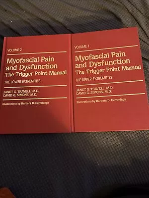 Myofascial Pain And Dysfunction The Trigger Point Manual Vols. 1 + 2 Unread • $299