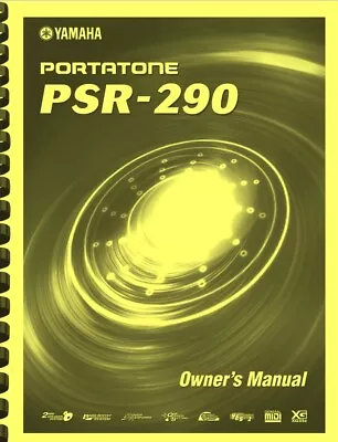 Yamaha Portatone PSR-290 Keyboard OWNER'S MANUAL • $34.18