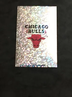 1992-93 PANINI Sticker Foil Prizm Chicago Bulls Team Logo Michael Jordan Insert • $125