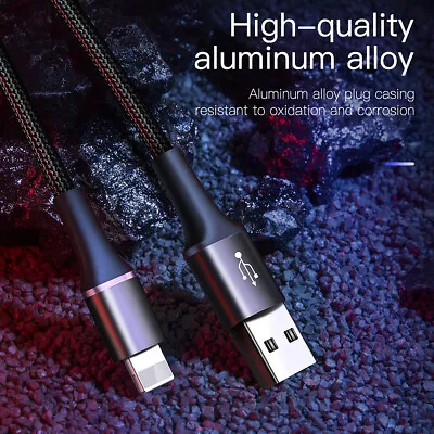 LED Charging USB Data Charger Cable For IPhone SE 12 11 Pro XS Max X 8 7 6s Plus • $10.99